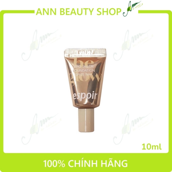 Kem nền ESPOIR Pro Tailor Foundation Be Glow SPF25 PA++ Minisize 10ml