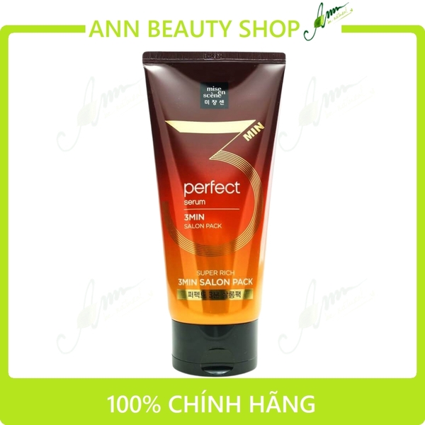 Kem Ủ Tóc Miseen Sciene Perfect Serum 3MIN Salon Mask Pack 300ml