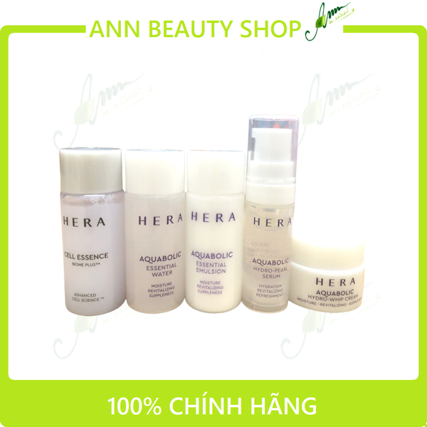 Kit Dưỡng Da Hera Aquabolic Simple Set (5 items)