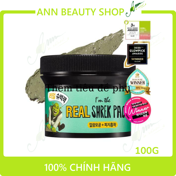 Mặt nạ đất sét bạc hà Dreamworks Shrek Pack Fullsize 110g