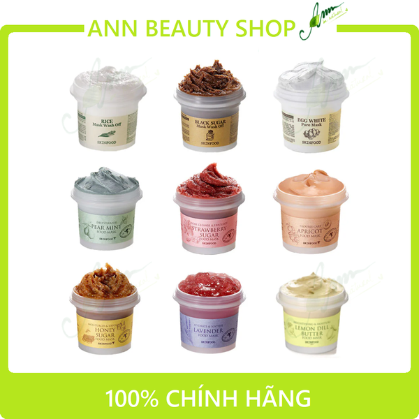 Mặt Nạ Thuần Chay SKINFOOD Food Mask/Wash Off/Pore Mask