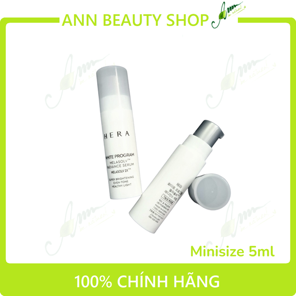 Tinh Chất Dưỡng Sáng Da Mờ Thâm Nám HERA WHITE PROGRAM MELASOLV RADIANCE Minisize 5ml