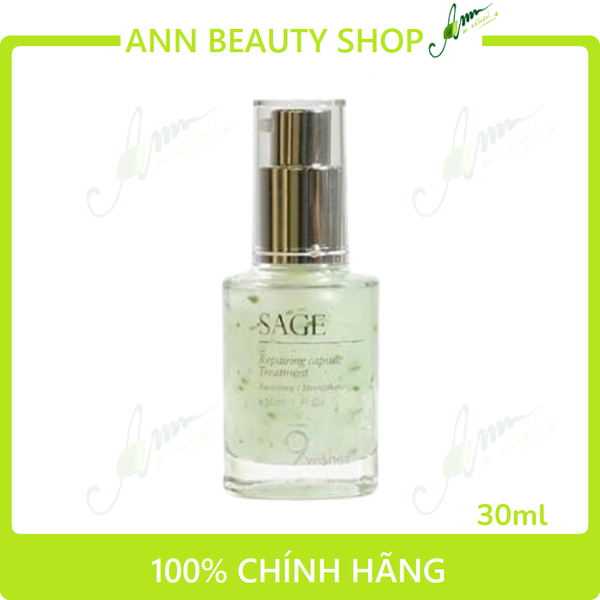 Tinh Chất Phục Hồi Và Cải Thiện Nếp Nhăn 9 Wishes Sage Repairing Capsule Treatment 30ml