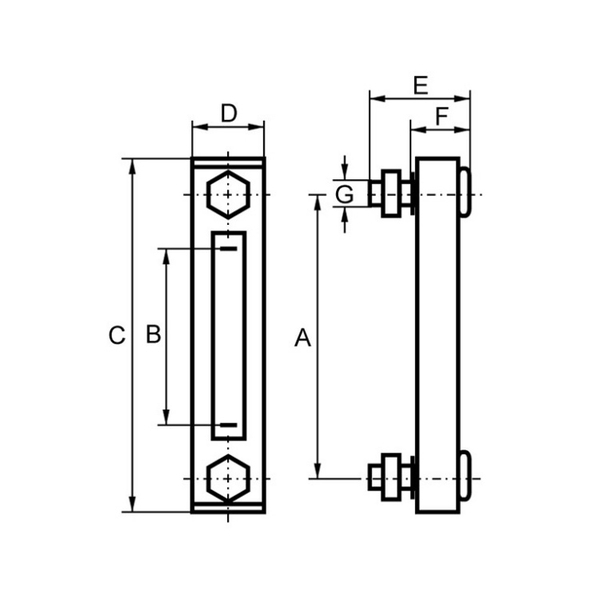 Thước thăm dầu máy nén khí OIL LEVEL GAUGE