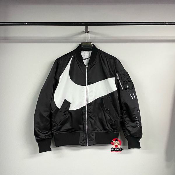 Áo Thể Thao Màu Đen Nike- Nike Sportswear Swoosh Therma-FIT Jacket