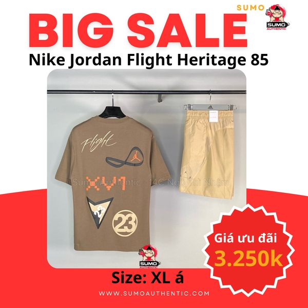 Bộ Thể Thao Nike Màu Nâu - Nike Jordan Flight Heritage 85 -DX9562