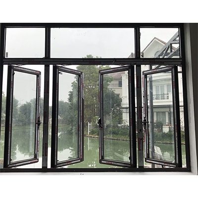 Mẫu Cửa Nhôm Xingfa 4 Cánh Được Ưa Chuộng Nhất 8 Cửa sổ mở quay 4 cánh