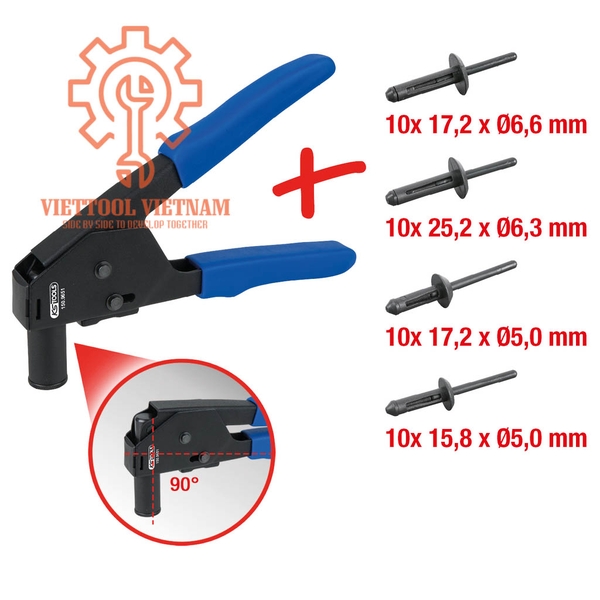 Bộ Dụng Cụ Kim Bấm Rive Kstools 150 9650 Ks Tools Werkzeuge Maschinen Gmbh