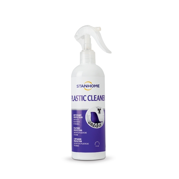 PLASTIC CLEANER - Xịt làm sạch bề mặt nhựa, nhựa resin, nhựa PVC Stanhome 350ml