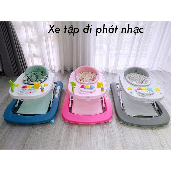 Xe tập đi phát nhạc CAYABE Sasa gấp gọn 3 trong 1 cho bé