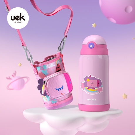 Bình giữ nhiệt UEK ngựa Pony/ Unicorn inox 304 cao cấp 600ml - Hàng Chính Hãng