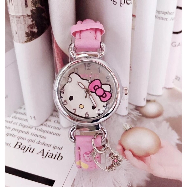Đồng hồ trẻ em mèo Hello Kitty