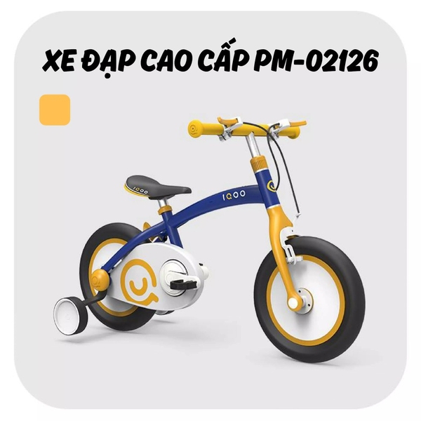 Xe đạp trẻ em IQOO cao cấp PM-02126 cho bé từ 2 đến 7 tuổi