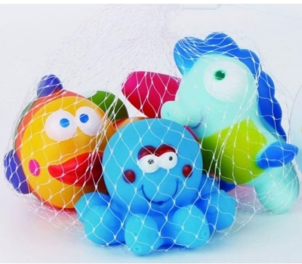 Set túi đồ chơi tắm 6 món Toys House sinh vật biển cho bé TL811-2