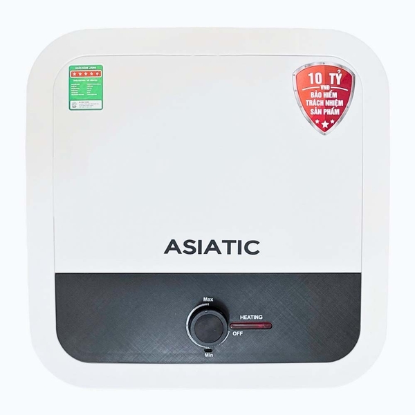 Bình nóng lạnh gián tiếp 20L Asiatic AV20 vuông, 2500w