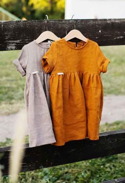 Váy trẻ em thiết kế mùa hè tay ngắn