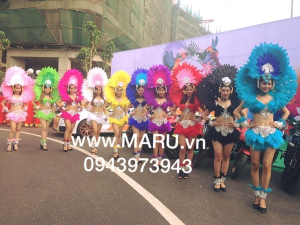 Carnival lông vũ