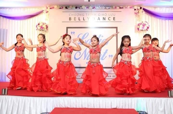 Váy múa belly dance cho bé gái