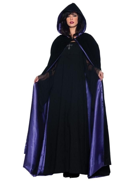 Hóa trang phù thủy áo choàng xanh đen