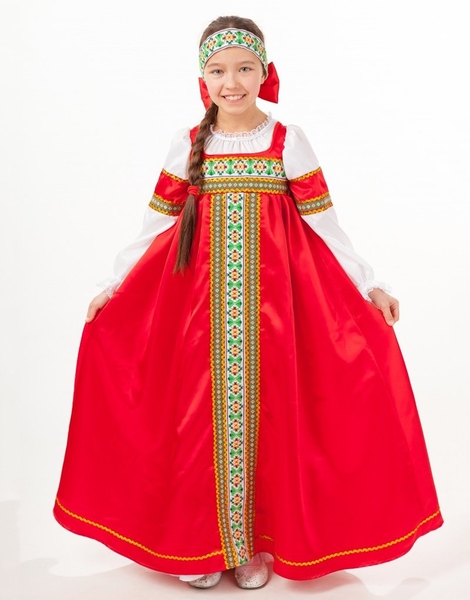 Trang phục váy Nga cho bé