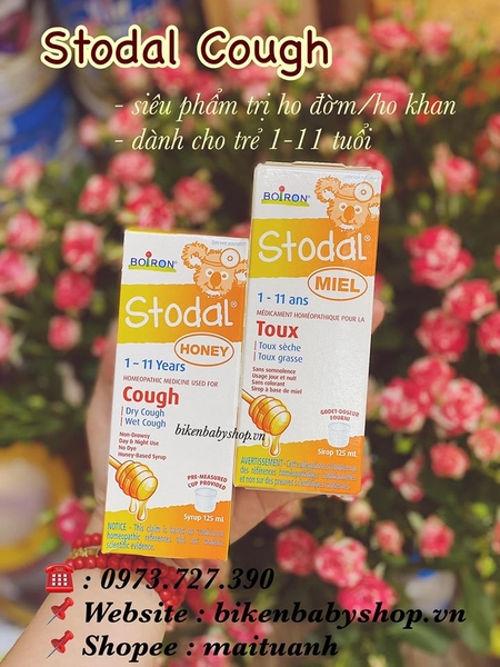 Siro trị ho Stodal Honey cho bé trên 1 tuổi