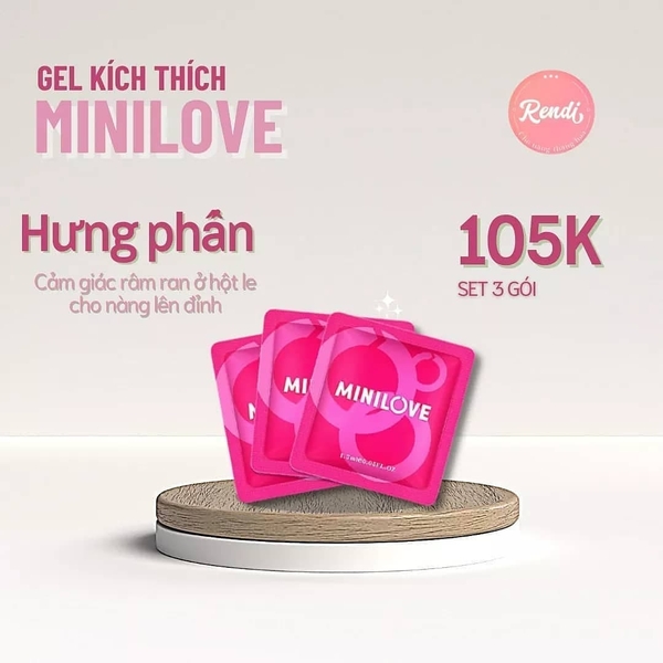 Gel  MiniLove (3 gói)