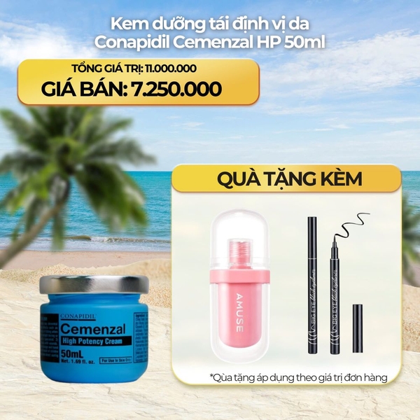 Kem tái định vị da Conapidil Cemenzal HP High Potency Cream 50ml