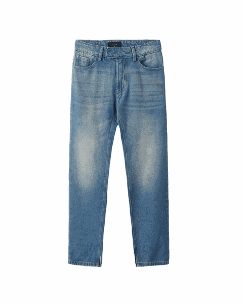 Teared Cuff Jeans