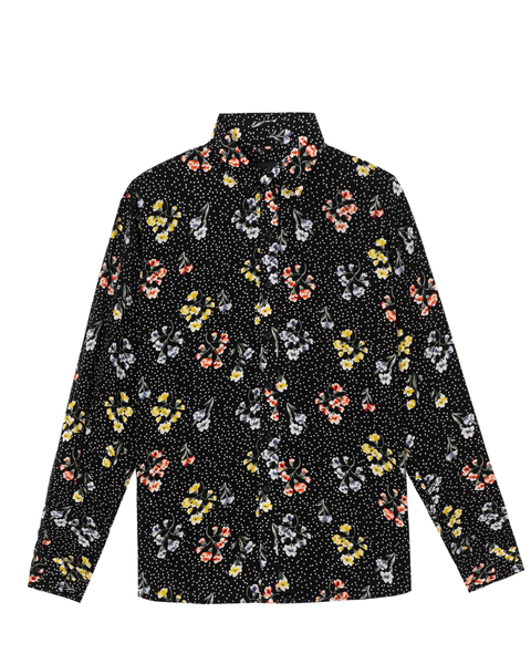 Floral Pattern Long Sleeve Shirt