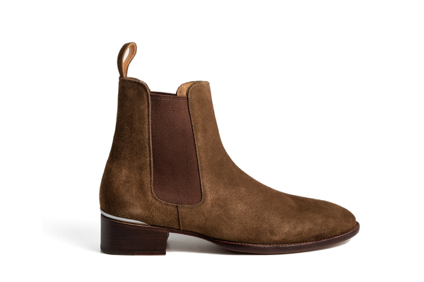 Signature Brown Heel Chelsea Boots