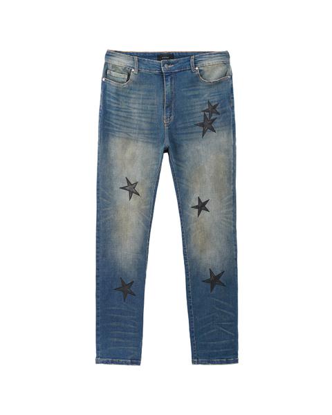 Leather Star Jeans