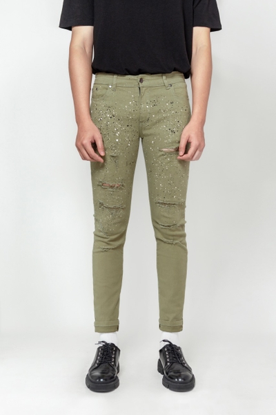 Paint Dot Skinny Jeans