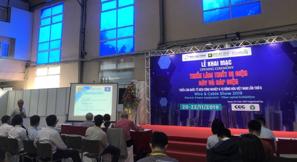 Green PVC at the International Wire and Cable Exhibition 2019 1 chon 4 compressed