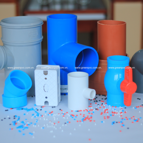 Rigid uPVC Compound For Fittings GREEN PVC A MEMBER OF NHAT HUY GROUP