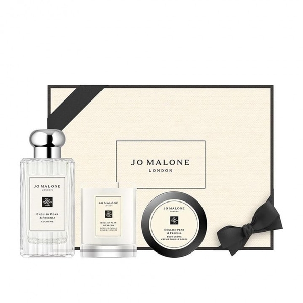 Jo Malone London English Pear Freesia Layering Collection (Cologne 100ml,  Body Creme 50ml, Candle 60g)