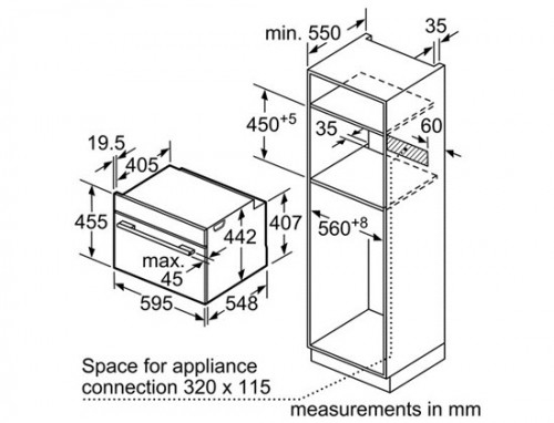 Lò nướng kèm vi sóng BOSCH HMH.CMG633BS1B|Serie 8