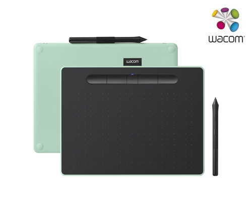 WACOM INTUOS M, BLUETOOTH, PISTACHIO (CTL-6100WL) | Khánh Long Camera