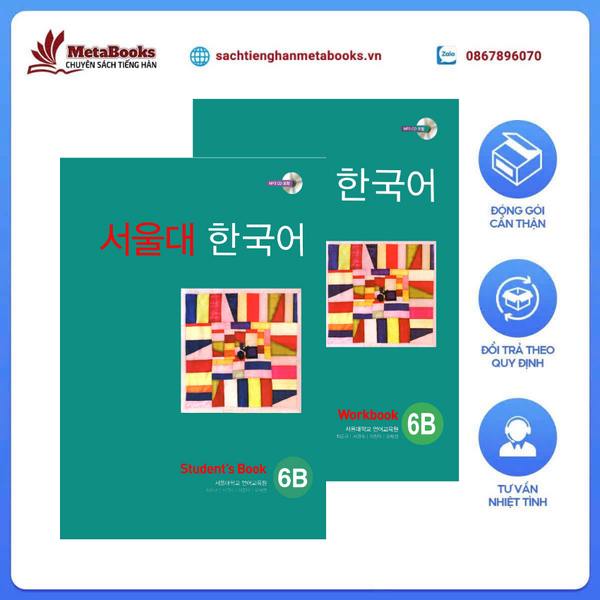 Giáo Trình Tiếng Hàn Seoul 6B - 서울대 한국어 6B