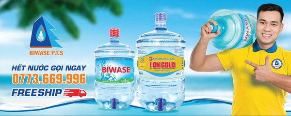 NƯỚC UỐNG BIWASE - ION GOLD: GIAO NƯỚC TẬN NHÀ TRONG VÒNG 3 GIỜ