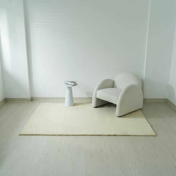 Thảm trải sàn Lyon Kem dệt 3D khổ tùy chọn