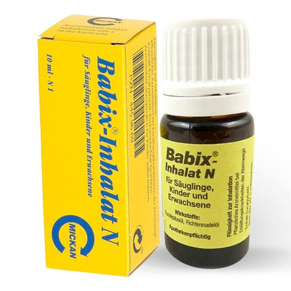 Tinh Dầu Chống Ho Cảm Cúm Babix Inhalat Đức 10ml