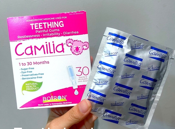 Tép uống Camilia có khả năng hỗ trợ giảm đau do nứt lợi cho trẻ khi mọc răng