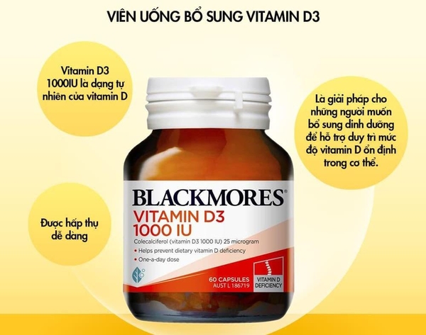 Vitamin D hỗ trợ cho sự hấp thụ canxi đồng thời hỗ trợ cho sự phát triển của xương và răng