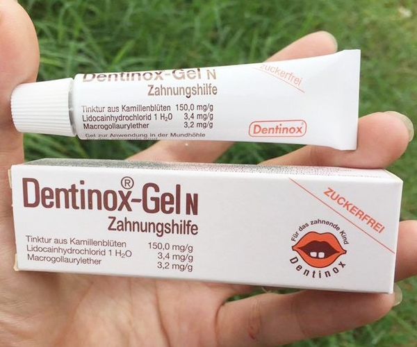 Dentinox Gel N- Gel Bôi Giảm Đau Khi Bé Mọc Răng Đức, 10g