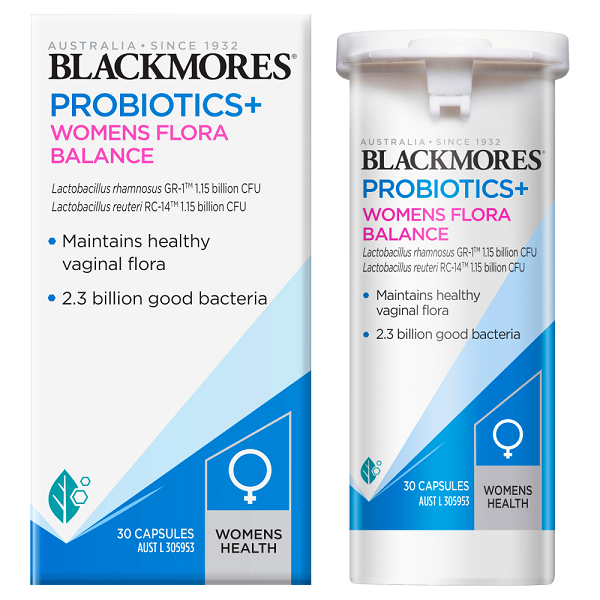Men Phụ Khoa Úc Blackmores Probiotics+ Womens Flora Balance (30 viên)