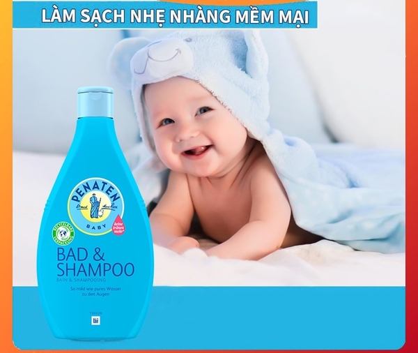 Sữa Tắm Gội Chống Cảm Penaten, làm sạch nhẹ nhàng, dịu nhẹ