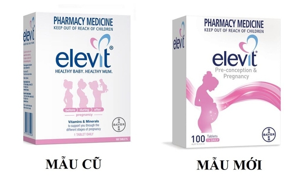 Elevit - Vitamin Tổng Hợp Cho Bà Bầu Của Úc Hộp 100 Viên