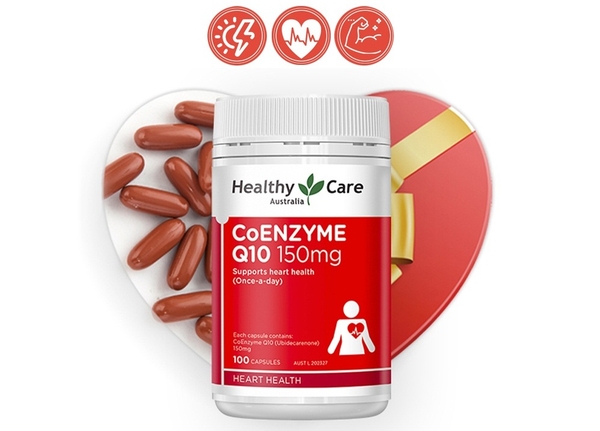 Healthy Care Coenzyme Q10 Duy trì hàm lượng cholesterol trong cơ thể ở mức bình thường