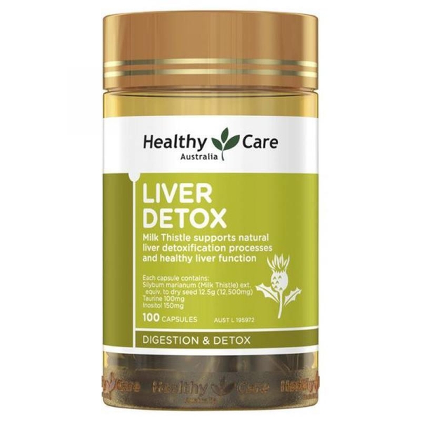 Viên uống hỗ trợ giải độc gan Úc – Liver Detox Healthy Care, 100 viên