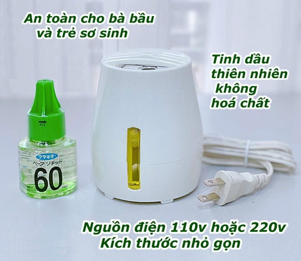 Tinh dầu dịu nhẹ, không màu, không mùi, an toàn cho sức khỏe